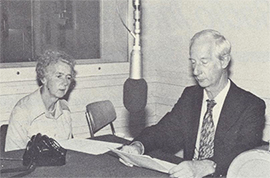 Svisa Radio Internacia, Esperanto-fako, Berno. Heidi kaj Arthur Baur, 1982